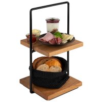 APS Etagère PERFECTO SMALL, 2-stufig, eiche,...