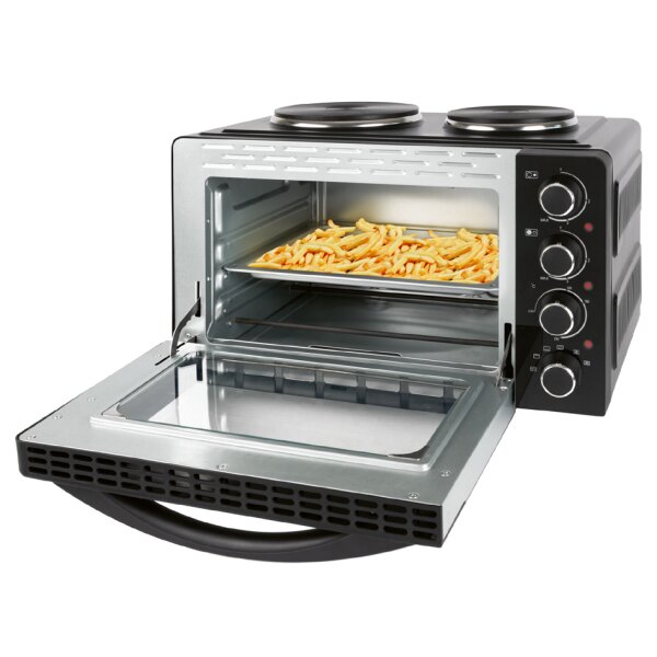 CLATRONIC Petite cuisini&egrave;re KK 3786, 2 plaques de cuisson