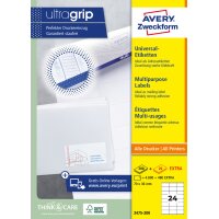 AVERY Zweckform Etiquette universelle, 70 x 36 mm, blanc