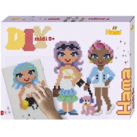 Hama Perles à repasser midi Fashion Girls, coffret...