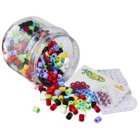 Hama Perles à repasser maxi, dans un pot en plastique