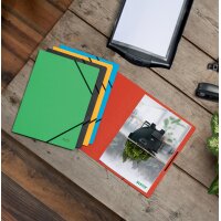 LEITZ Chemise à élastiques Recycle, A4, carton 430 g/m2