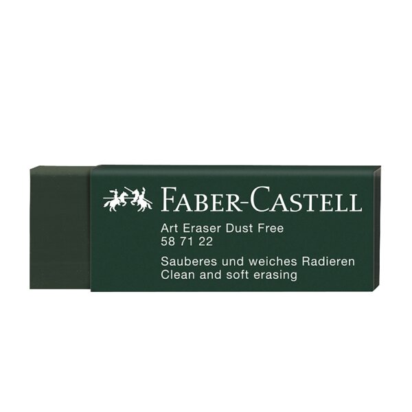 FABER-CASTELL Gomme en plastique DUST-FREE, vert