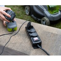 brennenstuhl Outdoor-Steckdosenleiste, 3-fach, IP44, schwarz