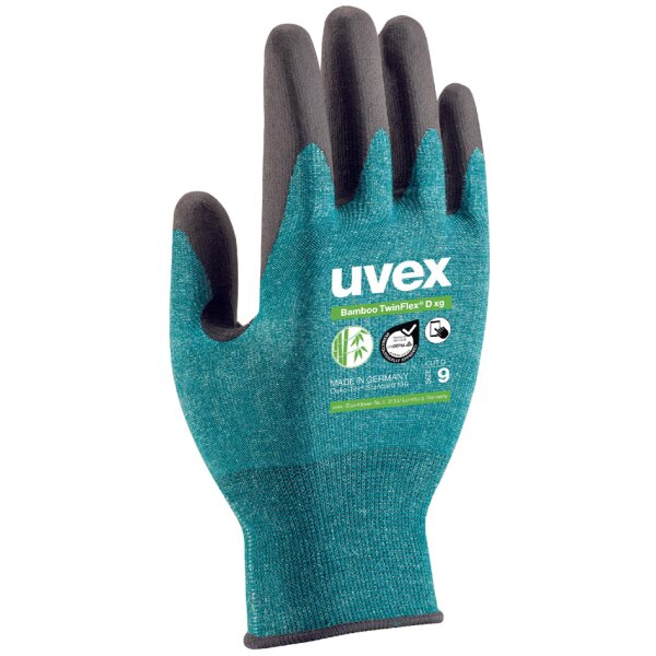 uvex Gants de protection Bamboo TwinFlex D xg, taille 12
