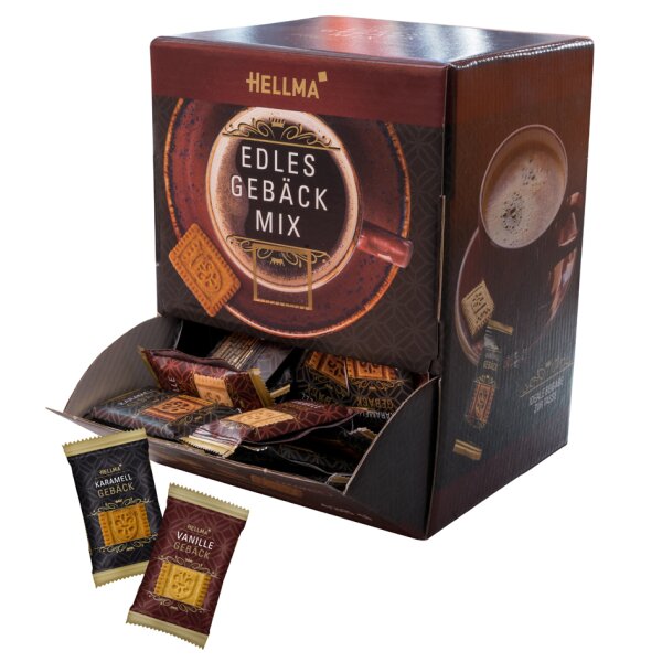 HELLMA Edles Gebäck Mix, einzeln verpackt, im Displaykarton