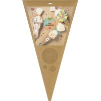 folia Schultüten-Bastelset SAFARI SCHOOL, 3 Motive