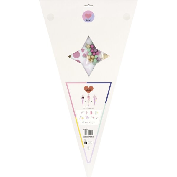 folia Schultüten-Bastelset UNICORN SCHOOL, 3 Motive