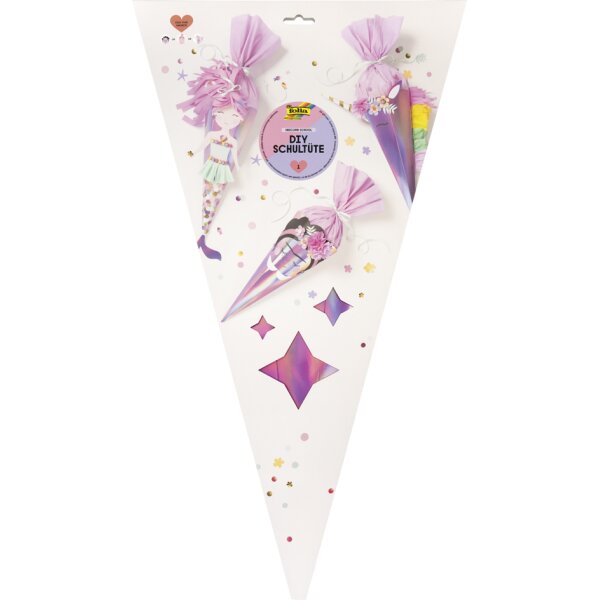 folia Schultüten-Bastelset UNICORN SCHOOL, 3 Motive