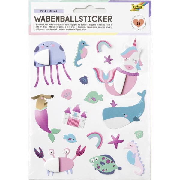 folia Sticker boule en papier DINO-MITE