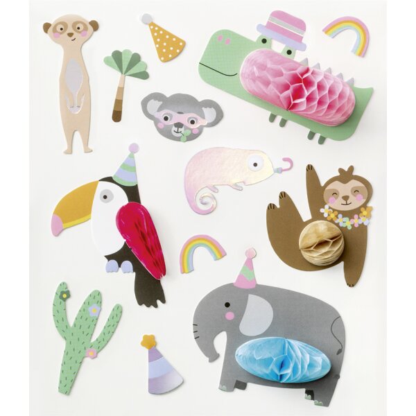 folia Sticker boule en papier DINO-MITE