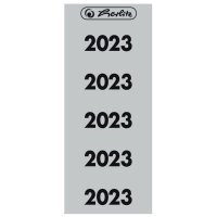 herlitz Ordner-Inhaltsschild Jahreszahl 2024, grün