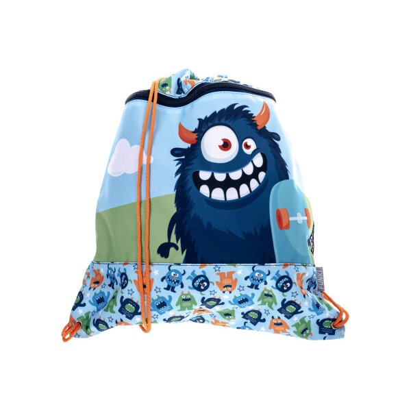 FUNKI Turnbeutel Fluffy Monster 6030.041 multicolor 36x42cm
