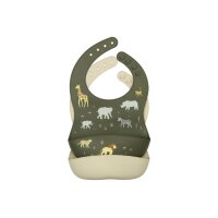 ALLC Bavoir en silicone 22x27cm SBSAGR06 Savannah