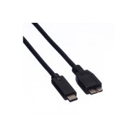 ROLINE USB-C-Micro B, Datenkabel 11.02.9006 Black, ST/ST,...