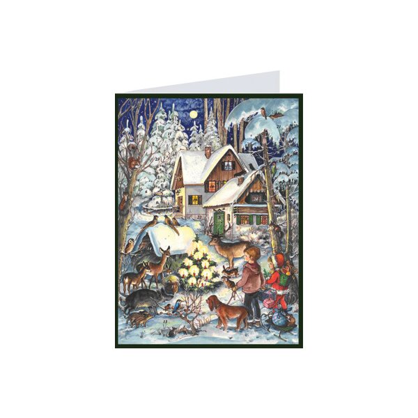 SELLMER Calendrier de lAvent 400 409 Winter bei den Tieren A6