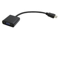 VALUE HDMI - VGA Adapter 12.99.3114 Black, ST/BU, 1080p 15cm