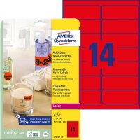 AVERY Zweckform Stick&Lift Etiquette, 99,1 x 38,1 mm,...