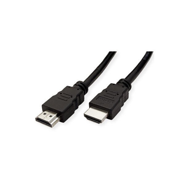 VALUE HDMI High Speed Kabel 11.99.5526 Black, ST/ST, 1080p, 3D 1m
