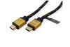 ROLINE HDMI High Speed Kabel, Eth. 11.04.5506 Gold, ST ST, 2160p, 3D 10m