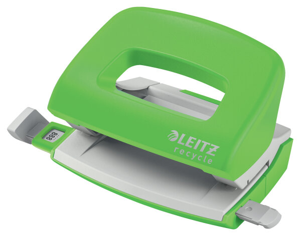 LEITZ Locher NeXXt Recycle 5010-00-55 grün, C02 neutral 10 Blatt