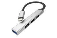 ROLINE USB-C 3.2 Gen1 Hub, 4fach 14.02.5053 1x USB 3.0,...
