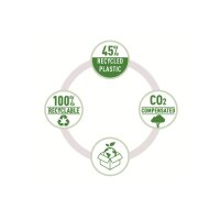 LEITZ Perforateur NeXXt Recycle 5003-00-55 vert, CO2 neutre 30 feuilles