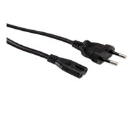 ROLINE Netzkabel Black 19.07.2096 Euro-Flach auf C7...