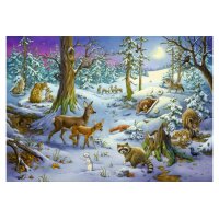 COPPENRATH Sticker Adventskalender 95253 Tiere im Winterwald