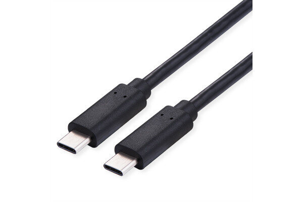 VALUE USB-C-C, Lade & Datenkabel 11.99.8308 Black, ST ST, PD3.0 100W 1m