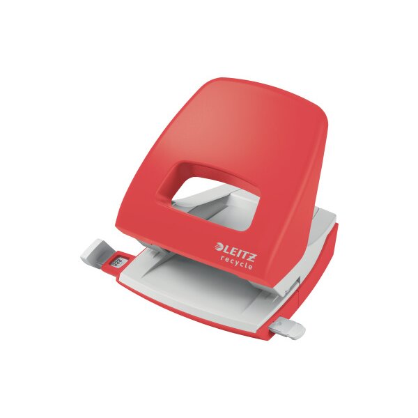 LEITZ Perforateur NeXXt Recycle 5003-00-25 rouge, CO2 neutre 30 feuilles