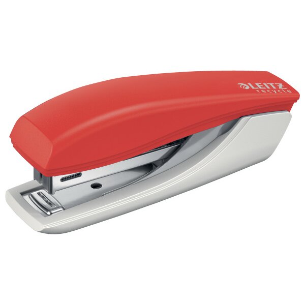 LEITZ Heftgerät Mini NeXXT Recycle 5617-00-25 rot, CO2 neutral 10 Blatt