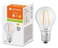 LEDVANCE LED-Lampe CLASSIC A, 6,5 Watt, E27, klar