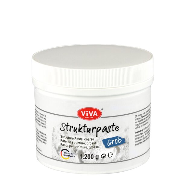 ViVA DECOR Strukturpaste grob, weiss, 1.200 g