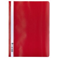 Oxford Chemise à lamelle, A4, PP, rouge