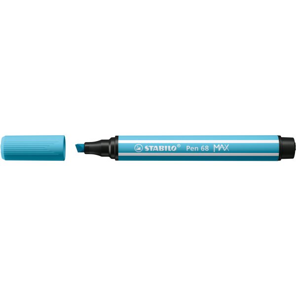 STABILO Stylo Fibre 68 MAX 2+5mm 768/57 bleu azur