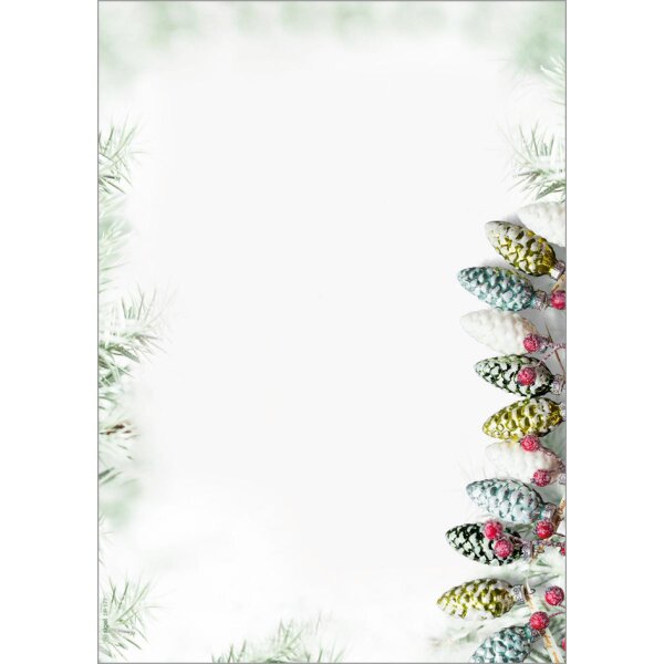 sigel Weihnachts-Motiv-Papier Christmas in rose gold, A4