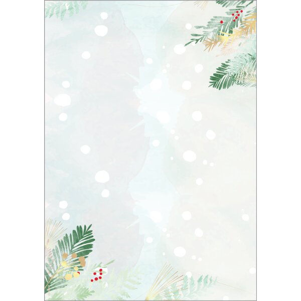 sigel Weihnachts-Motiv-Papier Christmas in rose gold, A4