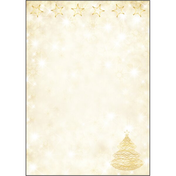 sigel Weihnachts-Motiv-Papier Christmas in rose gold, A4