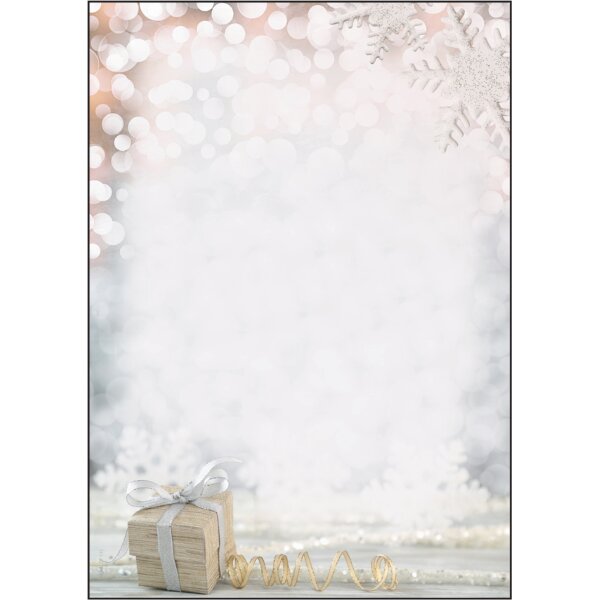 sigel Weihnachts-Motiv-Papier Christmas in rose gold, A4