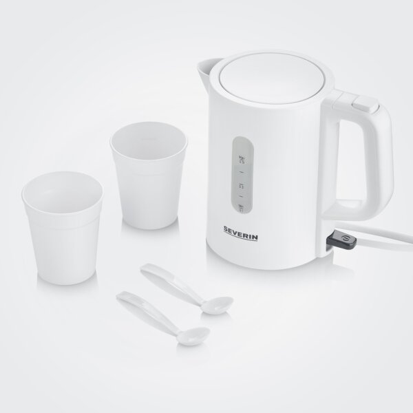 SEVERIN Reise-Wasserkocher WK 3462, 0,5 Liter, weiss