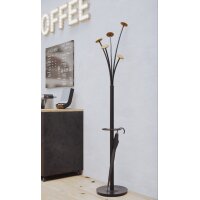 ALBA Portemanteau FESTIVAL, hauteur: 1.870 mm, noir/bois