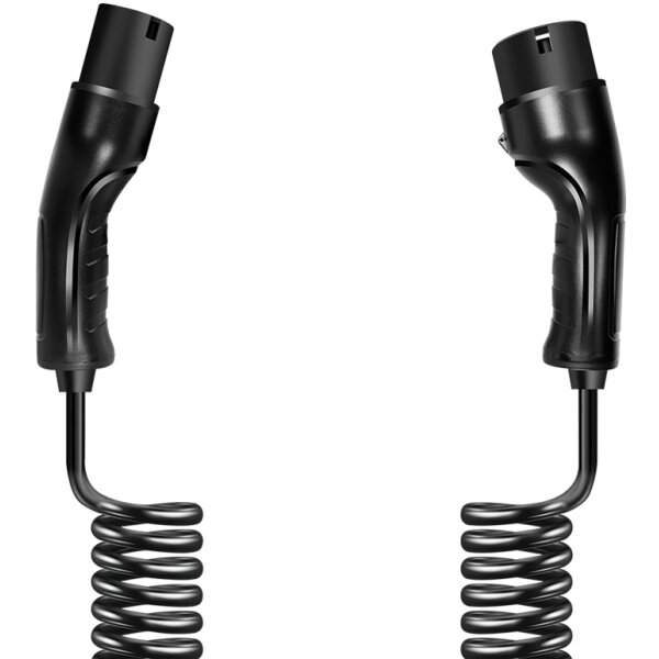 LogiLink Câble de chargement spiralé pour voiture électrique