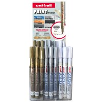 uni-ball Permanent-Marker PAINT PX21, 60er Display