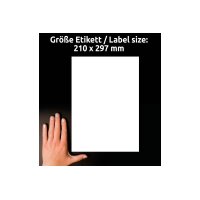 AVERY ZWECKFORM Etiketten 210x297mm LR3478 recycling 100 Stück