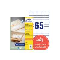 AVERY ZWECKFORM Etiquettes 38x21,2mm LR3666 recycling...