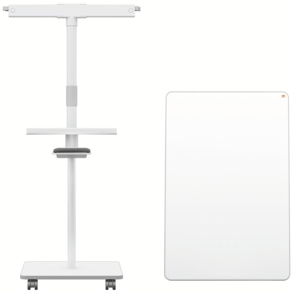 nobo Chevalet de conférence Mobil Move & Meet, blanc