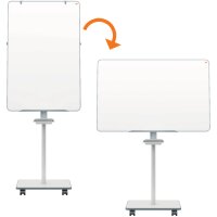 nobo Flipchart Mobil Move & Meet, magnethaftend, weiss