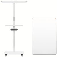 nobo Chevalet de conférence Mobil Move & Meet, blanc
