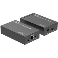 DIGITUS HDMI IP Video Extender Set, 120 m, schwarz